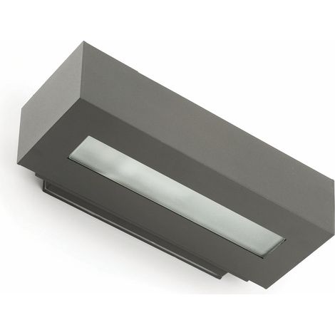 West-2 Lampada Da Parete Grigio Scuro 1 X E27 100W Marca Faro