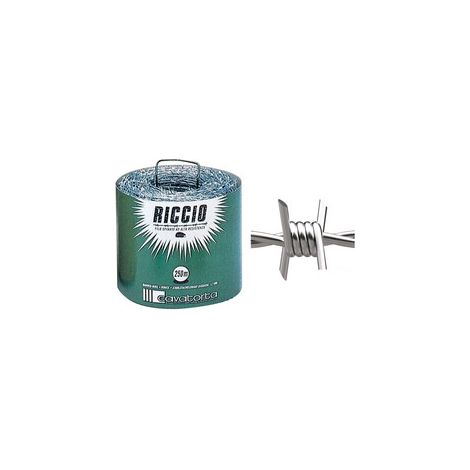 FILO ZINCATO SPINATO RICCIO 250 M  F.1,70 DA 12,5 KG- 1,0 rotoli