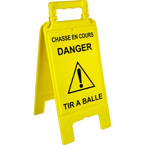 Chevalet Chasse en cours Danger tir à balles - 4291185 (1/2)