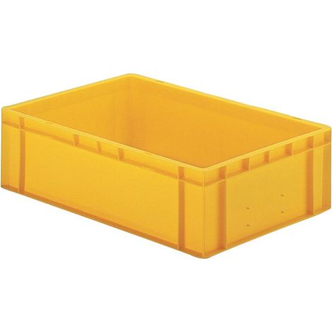 Transport-Stapelkästen, gelb Maße in mm (BxTxH): 600 x 400 x 145