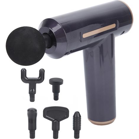 Ostéostimulateur Electrique Pulse Muscle Massage Vibrant Détente Fitness Domicile Appareil de Relaxation Musculaire (Gris Violet) (1/5)
