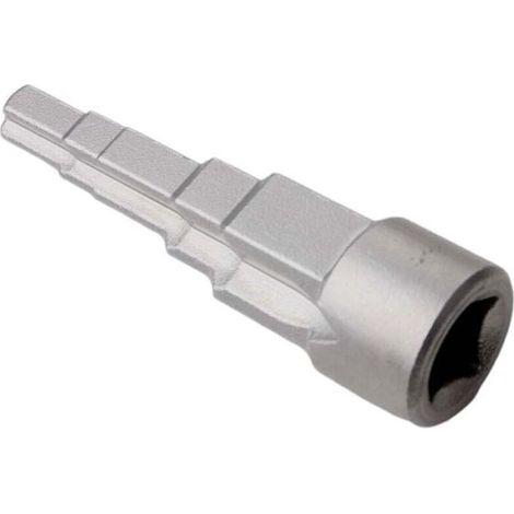 Cl de montage tage avec douille carre 1/2\" 5 tailles pour sanitaires et radiateurs