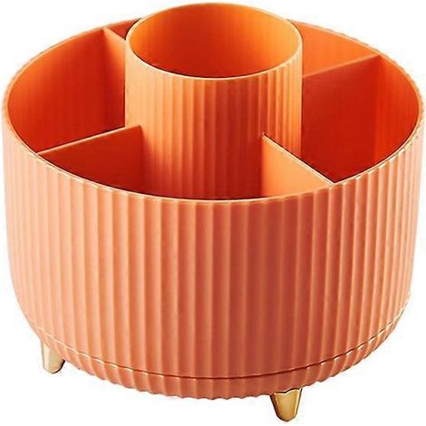 360° drehbarer Stiftehalter für den Schreibtisch – Orange (1/5)