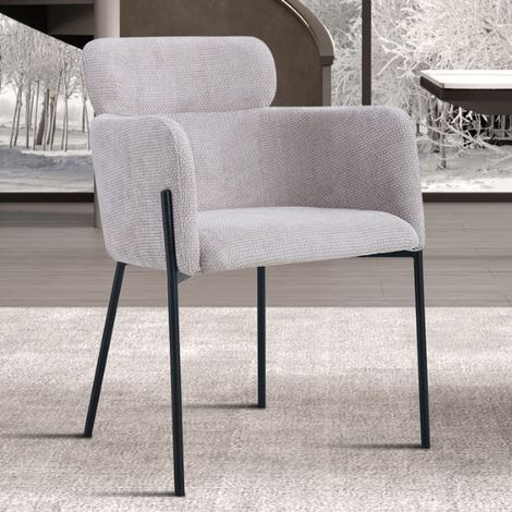 Chaise de salle à manger Naomi  60 x 60 x 83 cm  Beige (1/5)