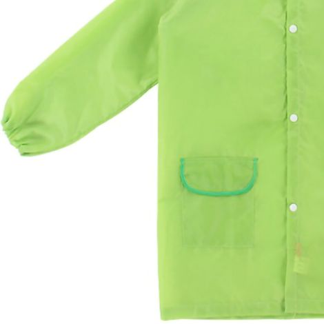 Imperméable enfant à motifs animaux, coloré, style dessin animé, écologique, vert (1/4)