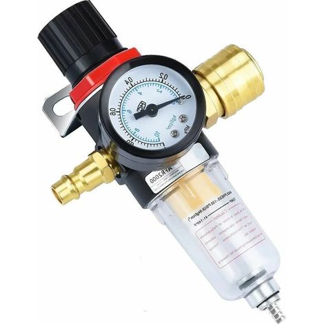 Regolatore di pressione pneumatico con filtro e separatore d'acqua – Regolatore da 1/4" BPS per utensili pneumatici