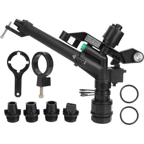 Arroseur de pelouse 1.5in à 1in DN25 Filetage Femelle Automatique 360 Degrés Rotation Réglable Bras À Bascule Arrosage Ferme Irrigation (1/5)