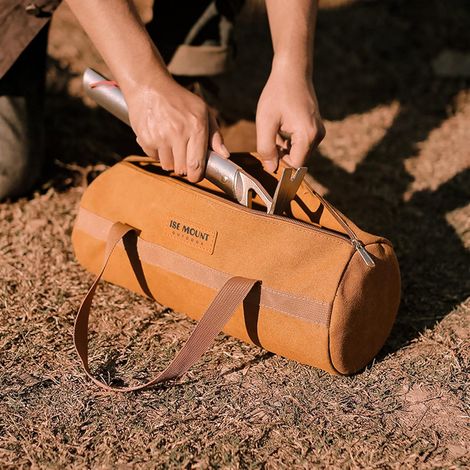 Sac de rangement de camping en toile, sac pour outils de barbecue, sac pour piquets de tente, sac pour arceaux de tente, sac tactique portable haute capacité (1/5)
