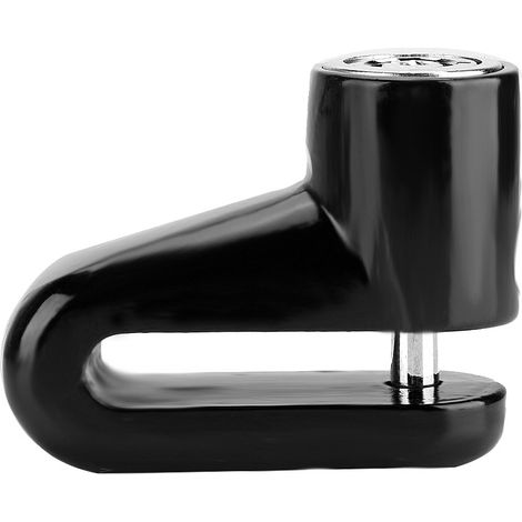 Antivol de disque de frein robuste pour scooter, moto et vélo, noir.