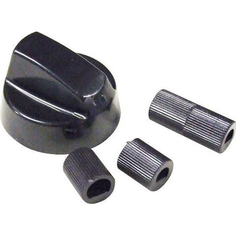 Manette noire universelle pour four 6064783 – Compatible modèle T493 SCHOLTES – Pièce détachée pour table de cuisson