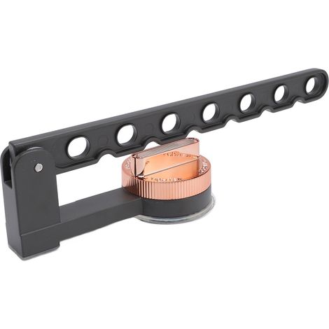 Zusammenklappbarer Wäscheständer aus Aluminiumlegierung, multifunktional und wiederverwendbar mit Saugnapf zur Wandmontage, ideal zum Wäschewaschen auf dem Balkon. (1/5)