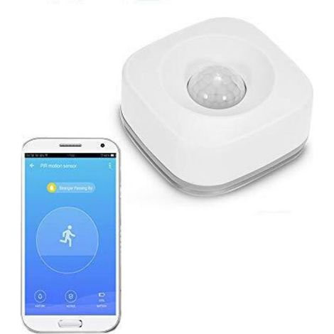 Détecteur de mouvement PIR WIFI Détecteur infrarouge passif sans fil, alarme antivol Tuya APP Control Smart Home (1/5)