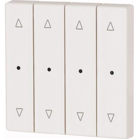 Bouton à bascule quadruple +raccord de manomètre blanc jalo EATON CWIZ-04/21-LED