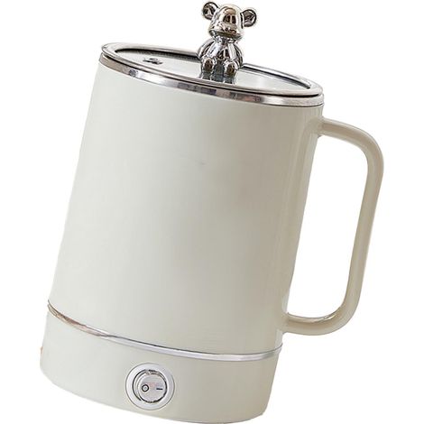 Bouilloire électrique portable en acier inoxydable, petite, pour le bureau, la maison et les voyages (prise australienne, 220 V, version mécanique). (1/5)