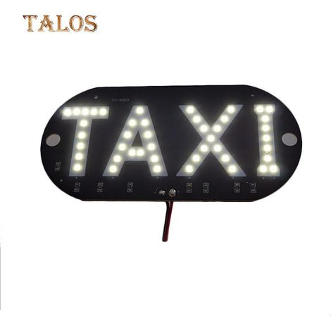 Panneau lumineux LED haute luminosité pour pare-brise de taxi - Accessoire auto (1/5)
