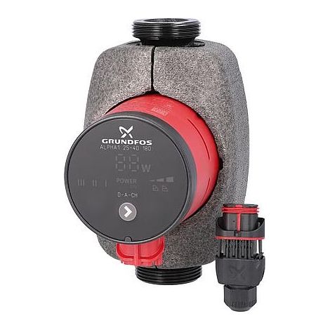 Circulateur Grundfos Alpha 1 25-60, DN25(R1"), PN10, 230V Longueur totale 130mm