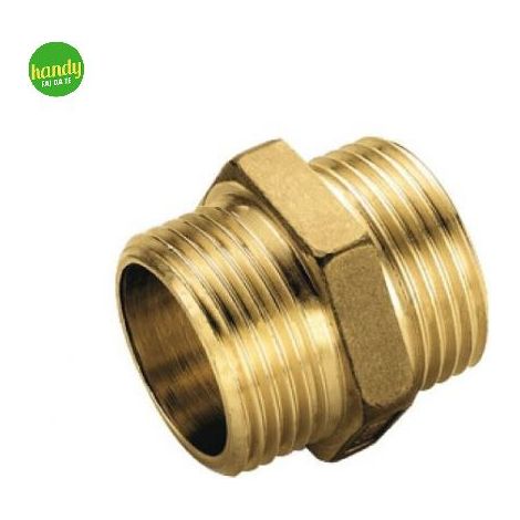 Niples in ottone giallo tiemme maschio maschio 1/2