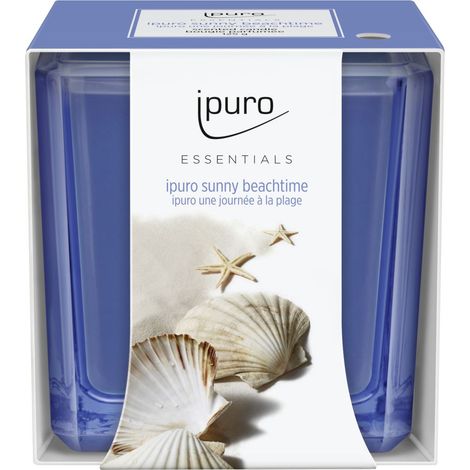 ipuro ESSENTIALS Duftkerze Sunny Beachtime 125 g Kerze Glas Duft Kerze Kerzen (1/2)