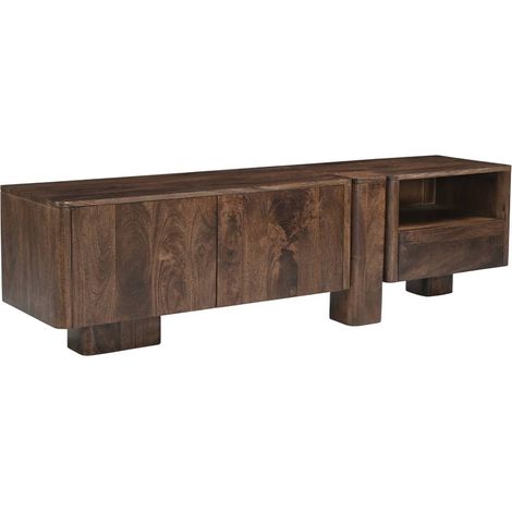 Meuble TV en bois de manguier Romane (1/5)