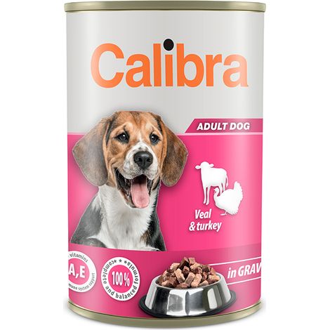 Calibra Dog Premium Ternera e Turchia in Salsa 12x1240G ND
