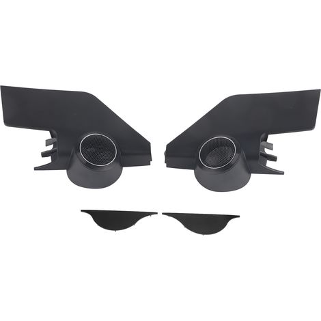 GARRYFIZH 2 pièces Cache de tweeter de porte noir ABS garniture de haut-parleur, Pièce de remplacement pour Sentra 2012‑2021 (1/5)