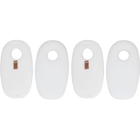 4 Ensembles Filtres en Coton pour Aspirateur Shark HV320 HV321 HV322 HV324Q HV319 HV320W
