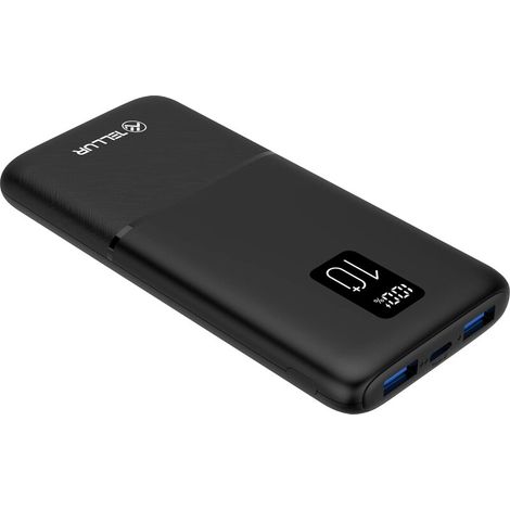 Batería externa Tellur PD102 Boost Pro de 10000 mAh, color negro. (1/2)