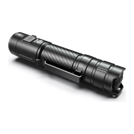 Lampe de poche à lumière forte rechargeable ultra-lumineuse longue portée projecteur camping en plein air maison USB (1/4)