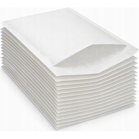 Sobres de burbujas Rafael F16 16F de 200x170 mm, blancos, para CD, 100 unidades, protección. (1/3)