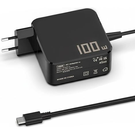 Chargeur USB C 100W pour DJI Air 3, Air 3S, Avata 2, Mavic 3 Pro (1/5)