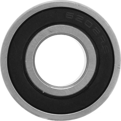 10 roulements à billes en acier à gorge profonde, étanches en caoutchouc double face, 6202-2rs, 15 x 35 x 11 mm (1/5)