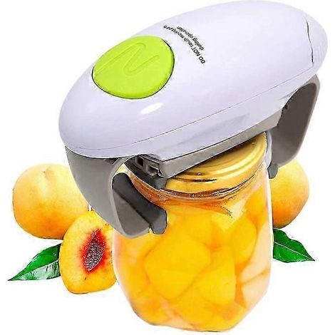 Ouvre-boîte électrique adapté aux personnes ayant une faible force dans les mains, ouvre-boîte automatique adapté aux personnes âgées avec fonction chef (1/5)