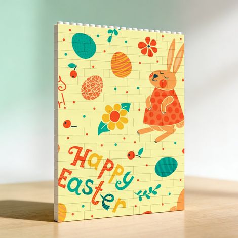 Cadre d’anniversaire adulte en briques de construction, idée cadeau d’anniversaire (1/5)