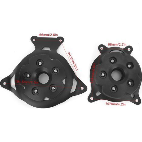 Couvercle de moteur de moto de remplacement, 2 pièces, pour Kawasaki Z750 Z800 ZR750 ZR800 2013 – 2017 (1/5)