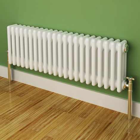 MAINE WHITE 300X999 HORIZONTAL TRIPLE COLUMN DESIGNER RADIATOR CENTRAL HEATING (1/5)