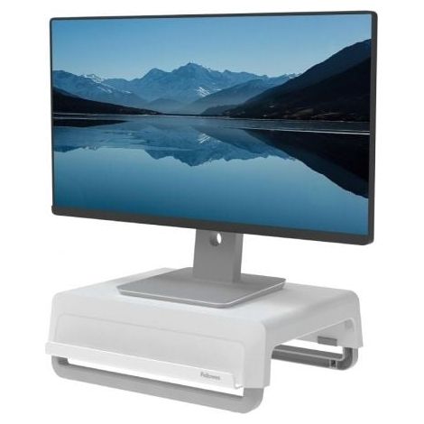 Fellowes Breyta Monitorständer Weiß Höhenverstellbar
