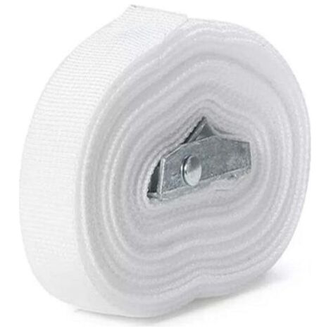 Pair 200Cm Moto Arrimage Sangle Cargo Boucle Ceinture - Blanc (1/4)