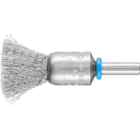 PFERD TOOLS INOX-TOTAL Pinselbürste ungezopft PBUIT Ø15 mm Schaft-Ø6 mm Edelstahl-Draht-Ø0,15 10 Stk (1/5)