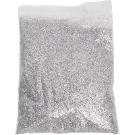 Extra Fine Glitter 50g Shiny Sparkles Gorgeous Eye Catching Widely Used Easy Removal Craft Glitter for Nail Card FaceSilver (1/5)