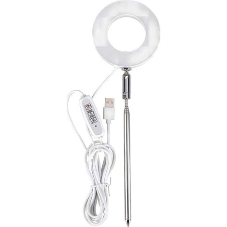 Stilvolle und effiziente LED-Pflanzenlampe, Vollspektrum, höhenverstellbar, 3 Timer