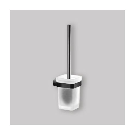 Scopino da muro sospeso stelvio nero matt - 9,5×11,6×36,5 cm