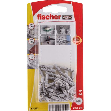 Fischer 532667 S 4 K NV Spreizdübel 20 mm 4 mm 1 Set (1/5)
