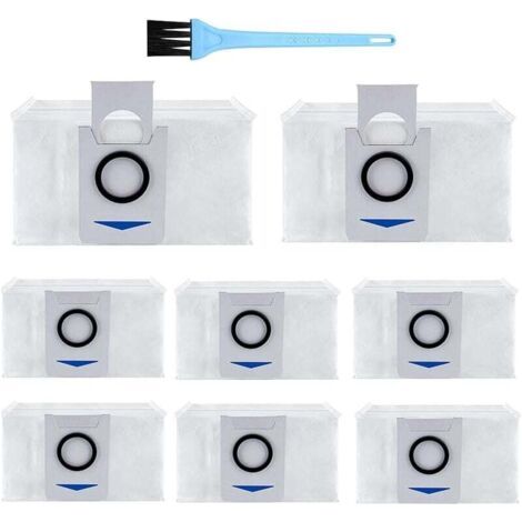 Confezione da 8 sacchetti per aspirapolvere Ecovacs Deebot X1 Omni / X1 e Omni / T20 Omni, accessori di ricambio per aspirapolvere. (1/4)