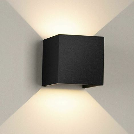 Applique murale 12w Led Applique Intérieur Extérieur Blanc Chaud 3000k Applique Led Avec Angle De Faisceau Réglable Ip65 Étanche Led Lumière Extérieure (1/4)