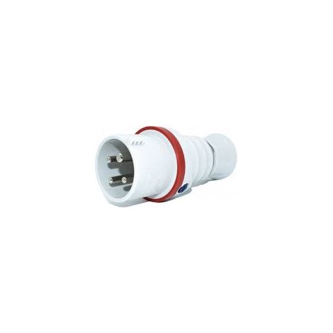 Gewiss mobiler Stecker 3P+E 16A IP44 rot 380V GW60008H (1/2)