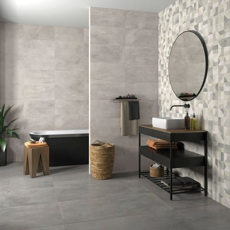 Grès cérame - STUDIO - GREY - 60x60x1cm
