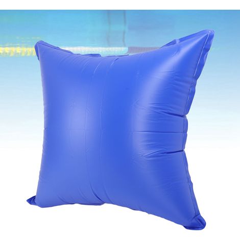 Coussin de Piscine Gonflable en PVC Épaissi pour Protection Hivernale 120cm Coussin de Bassin Carré Bleu Marine-AUTRES (1/5)