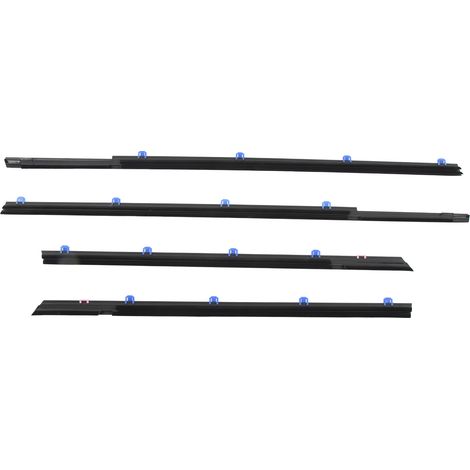 Joint de vitre latéral 72450 TR0 A01 garniture d'étanchéité pour Civic Berline 2012-2015, moulure de protection, kit de 4 pièces, noir, ajustement précis. (1/5)