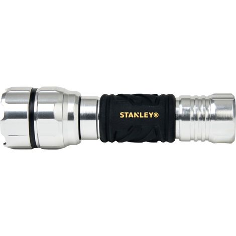 Stanley Black, Silver Hand Torch 100 lm 3 W LED Flashlight with Adjustable Beam (1/5)
