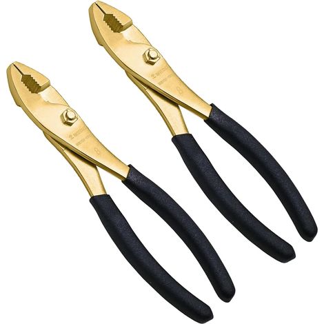 Jeu de pinces multifonctions 2 pièces 8" acier, pour atelier (1/5)